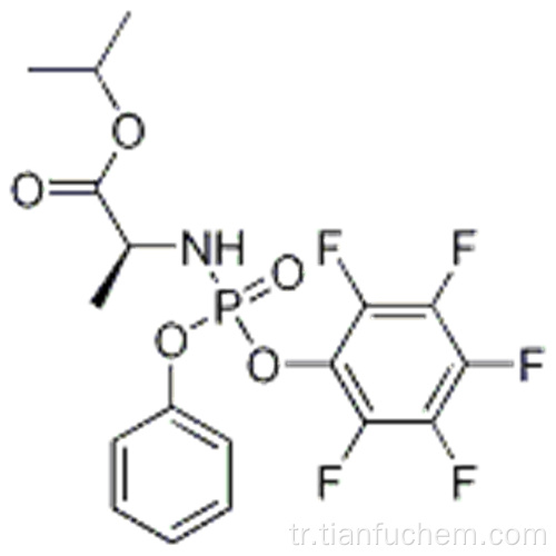 N - [(S) - (2,3,4,5,6-pentaflorofenoksi) fenoksifosfinil] -L-alanin 1-Metiletil ester CAS 1334513-02-8